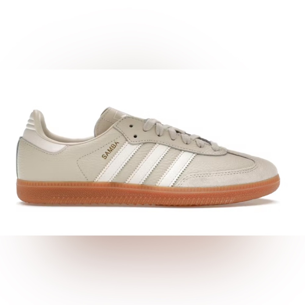 NEW without tags Adidas Samba OG Aluminum Gum Beige Size 9.5